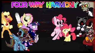 FOUR-WAY HARMONY | Four-Way Fracture but it's MLP | FNF Cover [PLAYABLE]