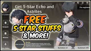 DO THIS Wuthering Waves Pre-Release Web Event Now! [Free 5-Star Echoes & Asterites!]