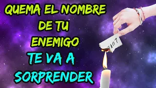 SOLO ESCRIBE EL NOMBRE DE TU ENEMIGO EN UN PAPEL Y MIRA LO QUE PASA/ te sorprenderá