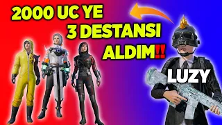 OHA!! 2000 UC YE 3 DESTANSI SET ALDIM! | PUBG MOBİLE