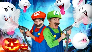 Mario Party Halloween Minigames In Real Life
