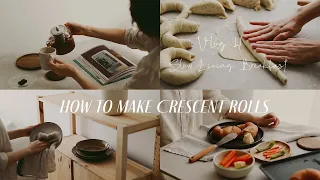 How To Make Crescent Rolls | Slow living | Bake With Me | How to live slow life | Cottagecore