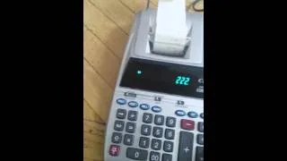 Canon MP18D II Printing Calculator