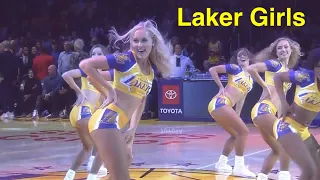 Laker Girls (Los Angeles Lakers Dancers) - NBA Dancers - 10/27/2019 4th QTR dance performance
