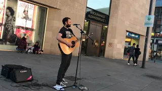 Nirvana / David Bowie, the Man who sold the world - Busking in the Streets of Berlin, Germany