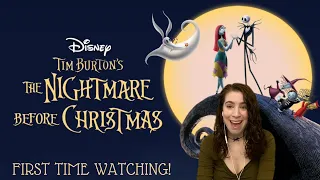Watching *THE NIGHTMARE BEFORE CHRISTMAS* For The First Time! (Nightmare Before Christmas Reaction)