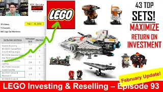 BEST LEGO INVESTMENT SETS retiring end of 2024 (February Update) - Maximize ROI!