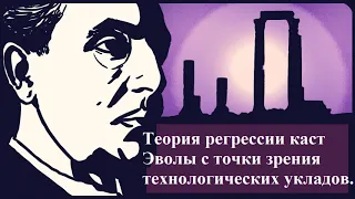 Теория регрессии каст Юлиуса Эволы с точки зрения технологических укладов