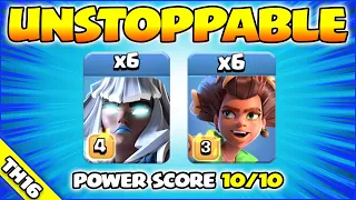 Level 4 E-Titans + Root Riders = WOW!!! BEST TH16 Attack Strategy (Clash of Clans)