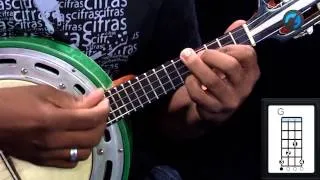 Péricles - Se Eu Largar o Freio (como tocar - aula de banjo de samba)