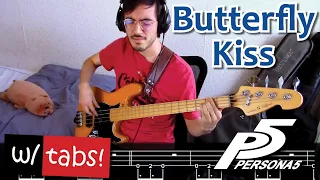 Butterfly Kiss (Persona 5 clinic theme) [BASS COVER] (tabs on video)