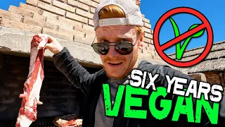 Vegan Tries Meat For the First Time! (BBQ Argentina 🇦🇷​)