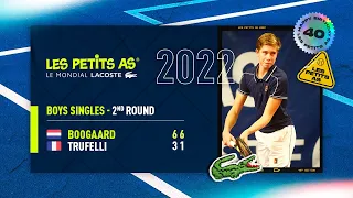 Les Petits As 2022 | Boys 2nd Round | Thijs Boogaard vs. Timeo Trufelli