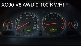 VOLVO XC90 V8 AWD | 0-100 KM/H ACCELERATION + SOUND!