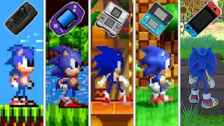 Sonic the Hedgehog - GG vs GBA vs DS vs 3DS vs Switch (Handheld Consoles Comparison)