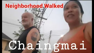 NEIGHBORHOOD WALK IN OUR NEW HOME CHAINGMAI| Ate Lin