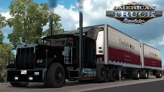 American Truck Simulator: Eureka! B-train in wine country - Pete 389