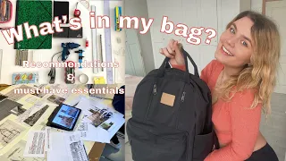 WHAT'S IN MY BAG? *Architecture student edition*