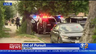 Pursuit Comes To An End In El Monte
