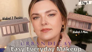 12 Days Of Palettes! Easy, Natural, Everyday Makeup Urban Decay Naked 2 Basics & Naked 3 Mini  Day 9