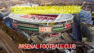 ARSENAL FOOTBALL CLUB. EMIRATES STADIUM. Короткий обзор стадиона Арсенал. 4k video.