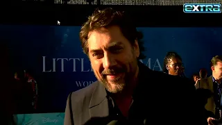 Why Javier Bardem Didn’t Go SHIRTLESS as King Triton in 'Little Mermaid' (Exclusive)