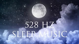 8 Hour Healing Sleep Music ➤ Cleanse Your Aura | Delta waves | 528Hz LOVE frequency