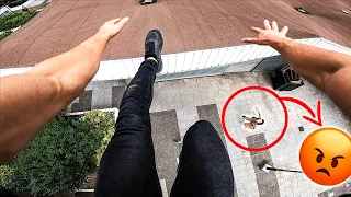 ESCAPING ANGRY GIRLFRIEND (Epic Parkour Chase in Paris)