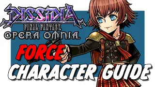 DFFOO CATER FORCE ECHO BT CHARACTER GUIDE & SHOWCASE!!! BEST ARTIFACTS & SPHERES! HOW DO YOU DIE???!