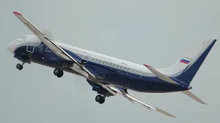 MAKS-2021 Airshow — IL-114-300 Turboprop Regional Airliner