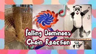 Falling Dominoes Chain Reaction | TikTok Viral Records