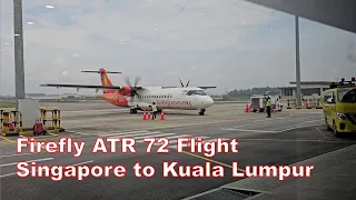 Firefly Flight from Singapore Seletar Airport to Kuala Lumpur Subang Airport