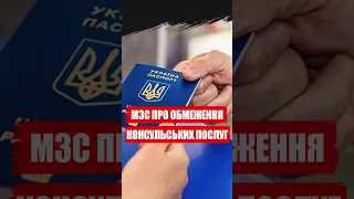 РОЗ'ЯСНЕННЯ ОБМЕЖЕНЬ У НАДАННІ КОНСУЛЬСЬКИХ ПОСЛУГ: ПРИЧИНИ І НАСЛІДКИ