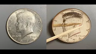 American Kennedy Half Dollar Restoration / Coin Restoration / Coin Polishing / Coin Cleaning