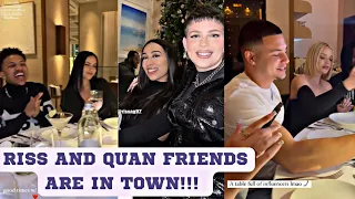 RISS AND QUAN'S FRIENDS ARE IN TOWN FOR THE GENDER REVEAL