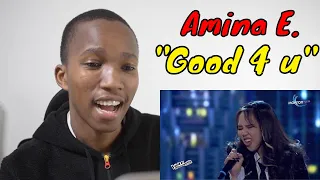 Amina E. - "Good 4 u" | REACTION | The Voice of Mongolia 2022