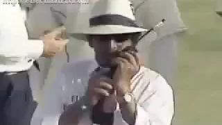 BRIAN LARA TAKES ON A YOUNG MS DHONI AND ASKS HIM TO LEAVE THE FIELD