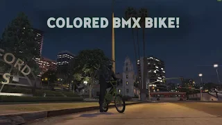 How to change the color of the BMX bike in GTA Online!