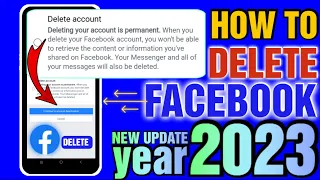 paano mag DELETE ng Facebook account year 2023 META | how to delete facebook account meta