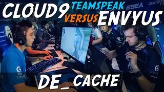 CS:GO - Cloud9 [teamspeak] vs Team EnVyUs (cache) @ ESL ESEA Pro League Finals