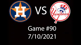 Astros VS Yankees  Condensed Game Highlights 7/10/21