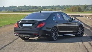 612HP Mercedes-Benz S63 AMG 4Matic+ Accelerations + LOUD Revs!