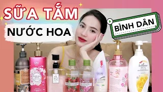 ❤️REVIEW❤️ 8 SỮA TẮM NƯỚC HOA BÌNH DÂN | THƠM NGẤT NGÂY ❓ Sự thật ❓