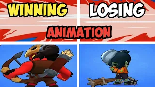 All new skins Winning and losing animation: Brawl Stars