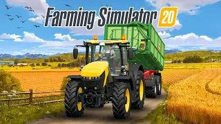 Collect Corn With Mini Trolley In Fs 20 | Farming Simulator 20 Gameplay | Timelapse