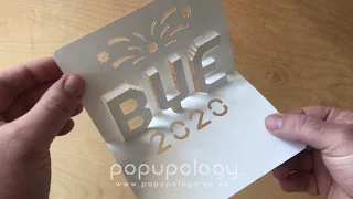 BYE 2020 ORIGAMIC ARCHITECTURE POPUP CARD
