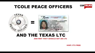 Tcole Peace Officer and Texas License To Carry, just do it.