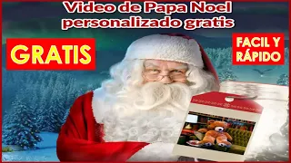 Aprende a crear un "Saludo GRATIS y Personalizado de Papa Noel"