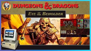 Eye of the Beholder - i486 MS-DOS gameplay on Mister FPGA