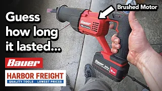 I tried FOUR Bauer 20v Recip Saws - Only ONE was any good - Harbor Freight Power Tool Review